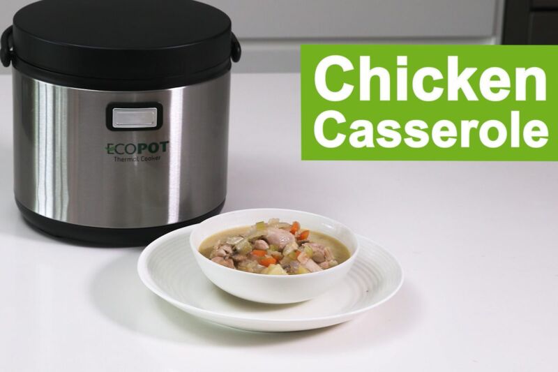 Ecopot thermal cooker - video recipe: Chicken Casserole