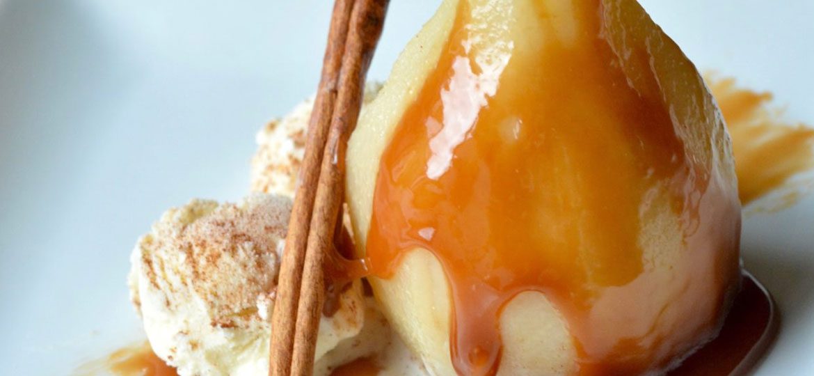 poached-pears-caramel-sauce