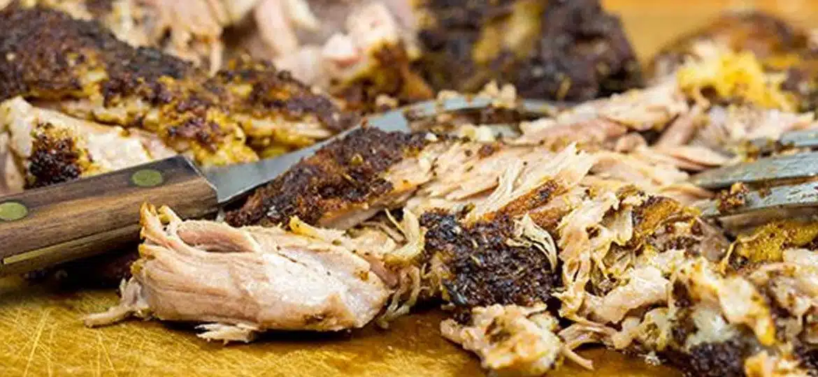 Cajun pulled outlet pork